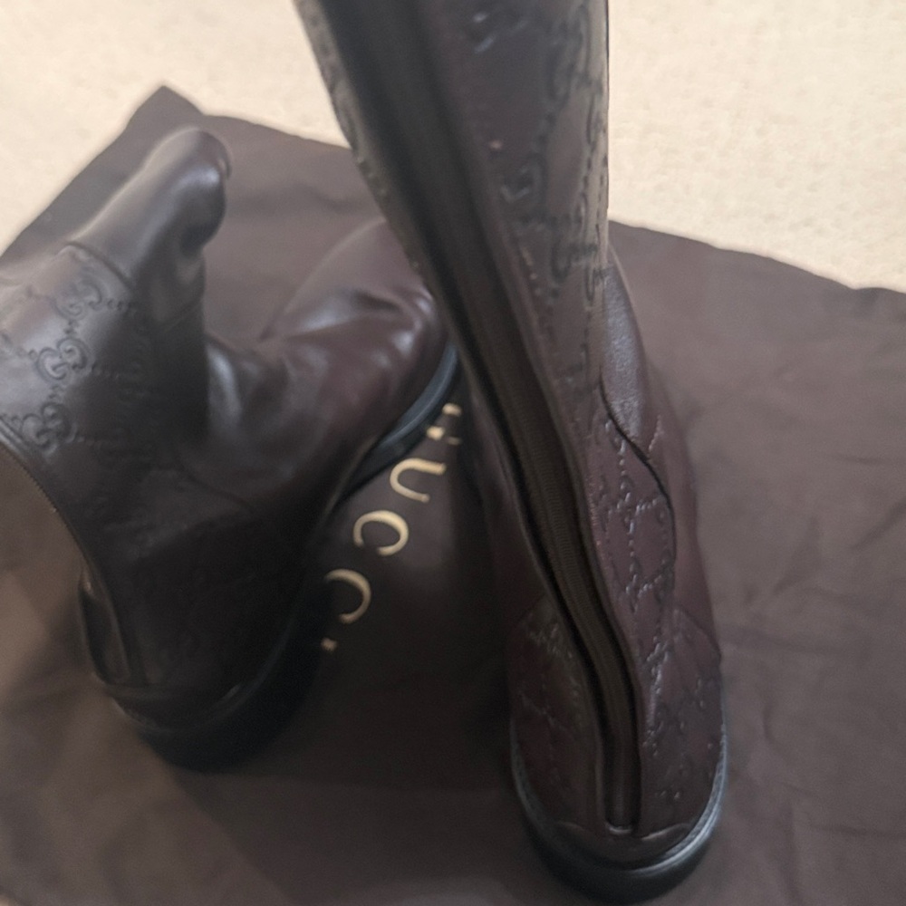 New in dust bag: Gucci riding boots leather size 12 - Picture 10 of 10